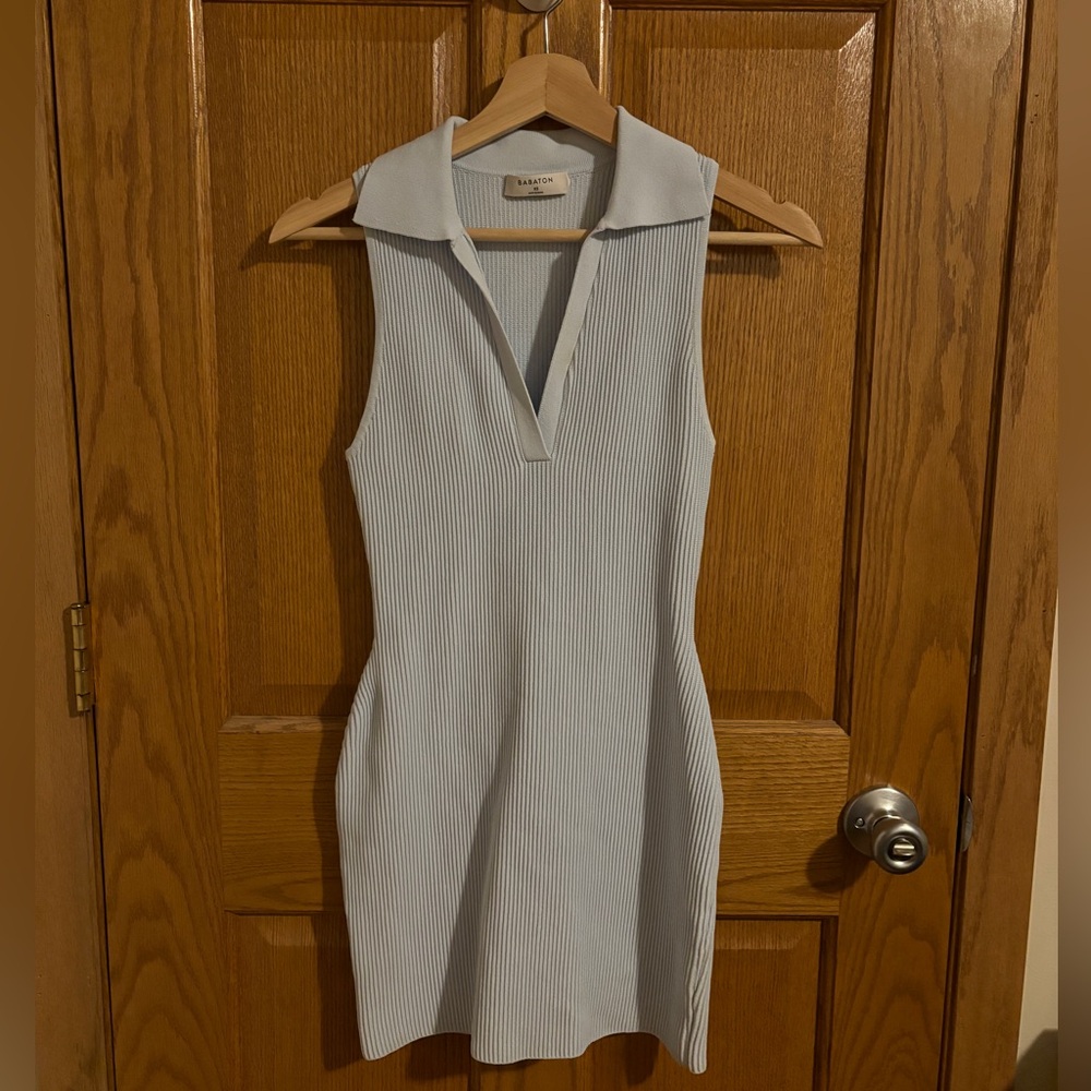 Aritzia Babaton Sculpt Knit Polo Dress